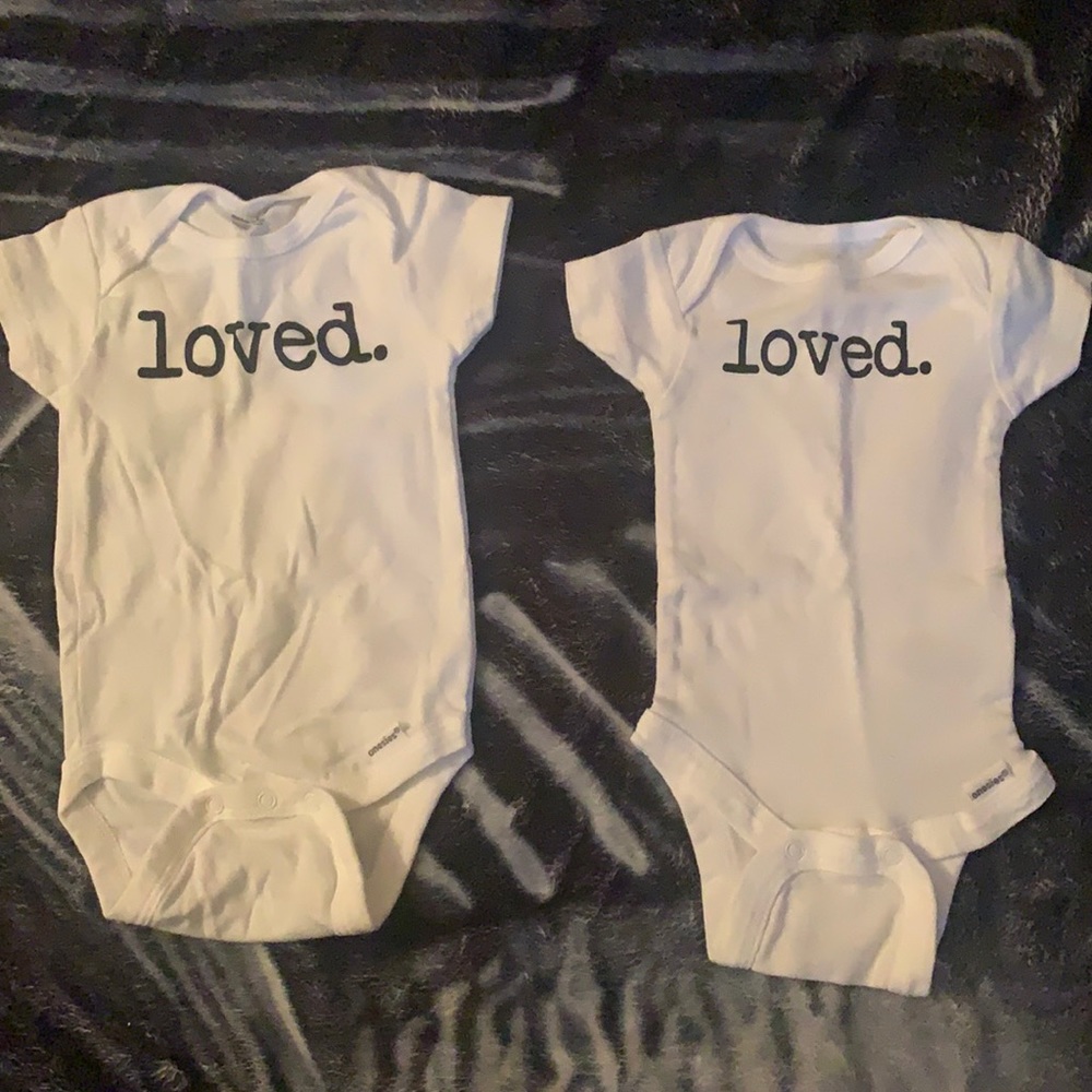 Brand “Onesies” newborn and 3-6months good condition